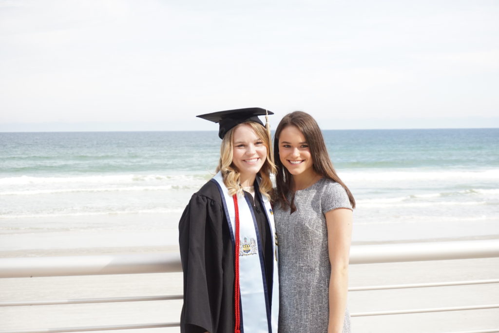 Hannah and I overlooking Daytona Beach 