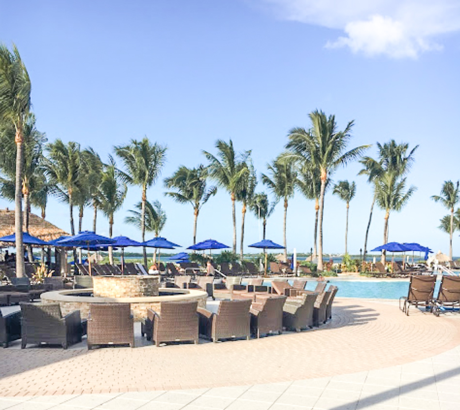 Hawks Cay Resort main pool area