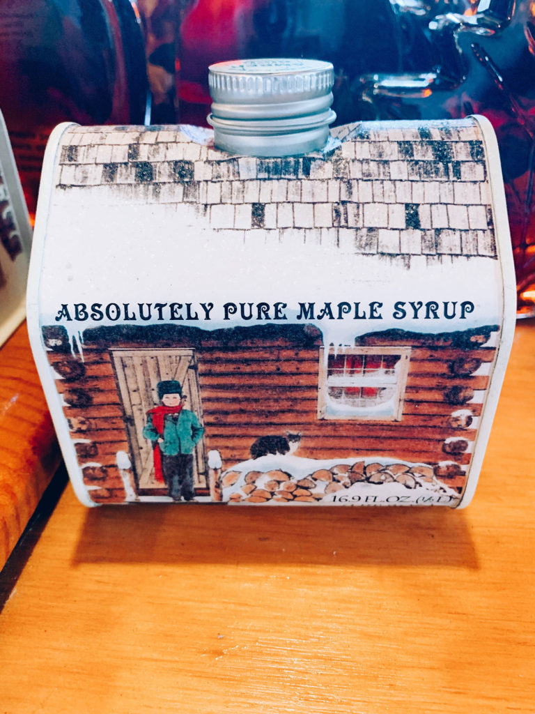 Absolutely pure maple syrup