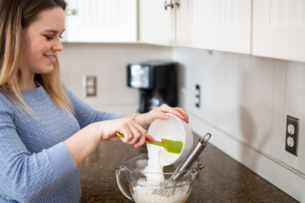 yogurt waffle batter