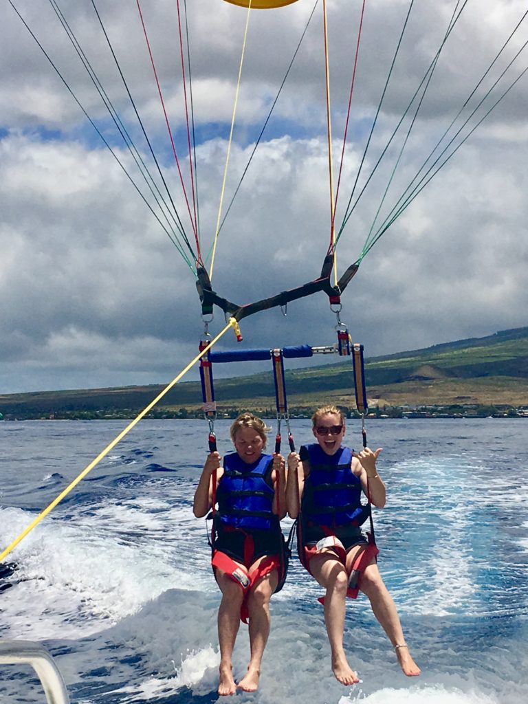 parasailing in Maui