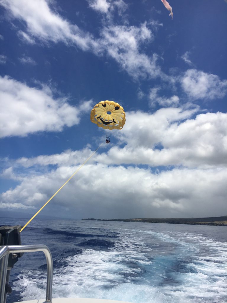 parasailing in Maui