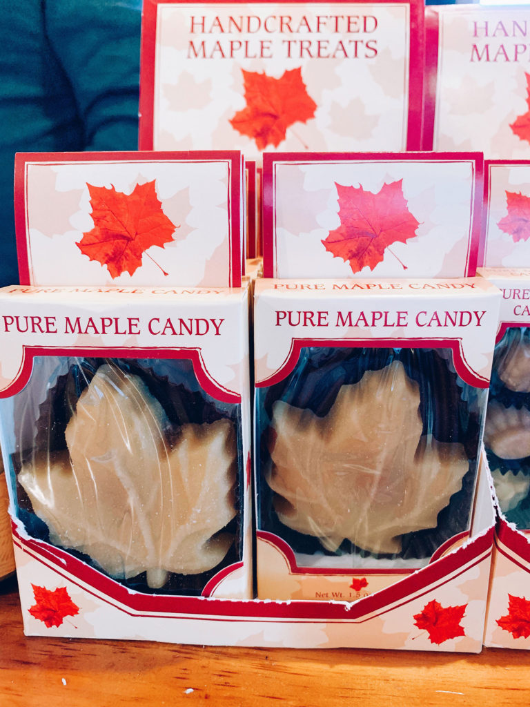 pure maple candy at Maine Maple Sunday