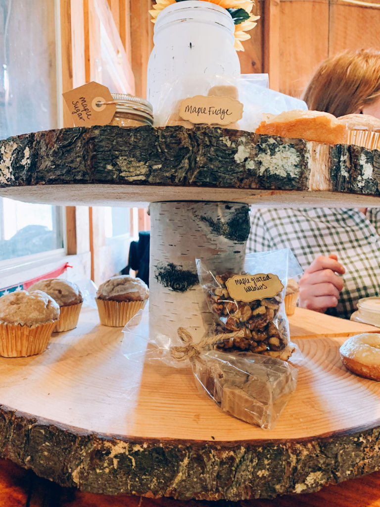 maple goodies at Maine Maple Sunday