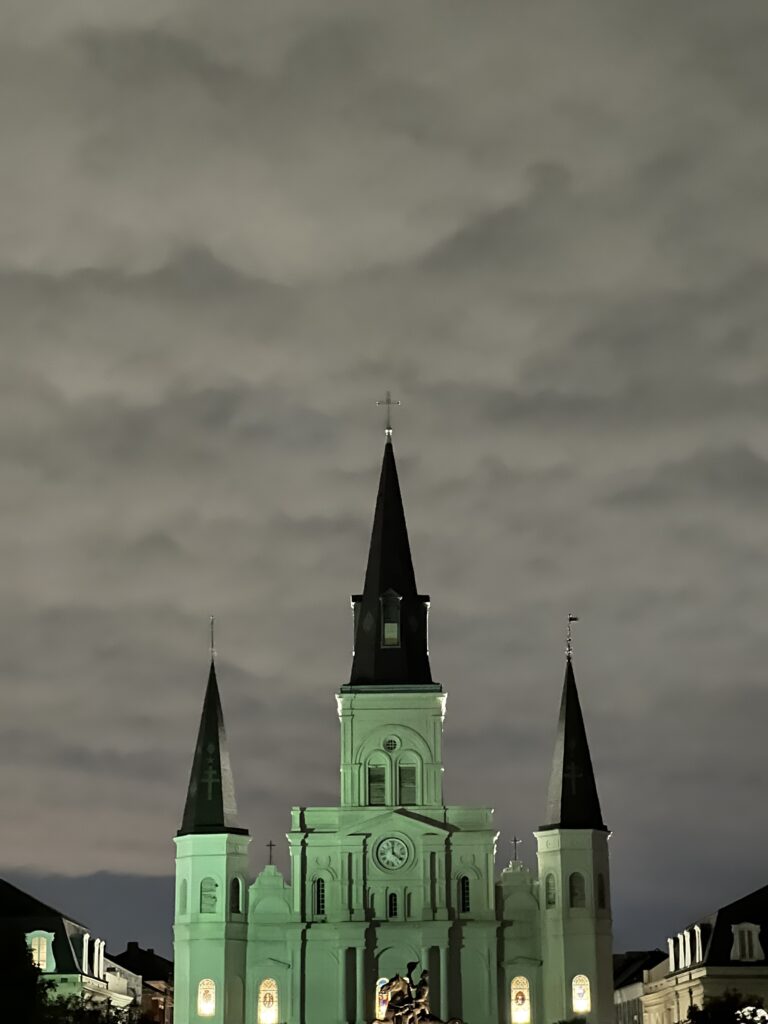 A spooky church during our ghost tour in New Orleans during Halloween Weekend. 