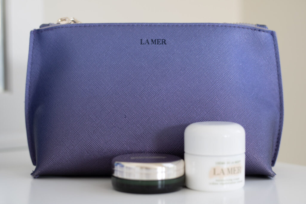 la mer cosmetic pouch