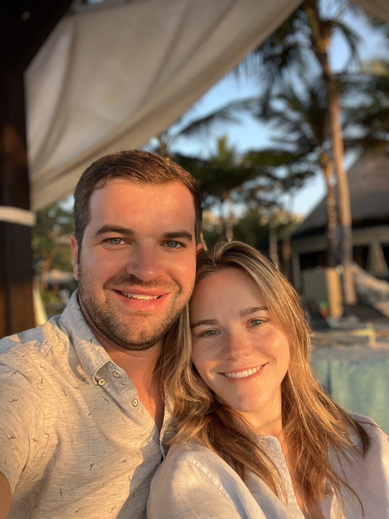 Jenessa and Kevin take on the Ritz Carlton Bali at sunrise